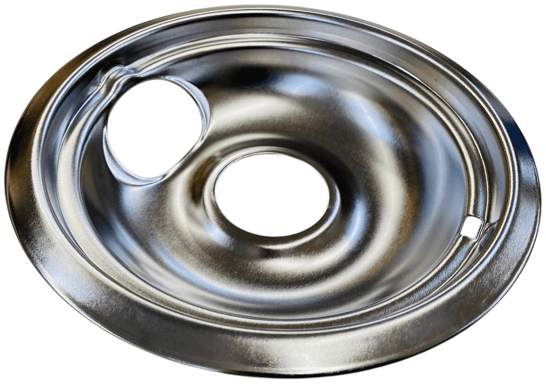 Range Top Drip Pans for Whirlpool, Sears, 3 of W10196406 & 1 of W10196405