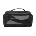 thumbnail image 1 of 1 Pc Bolsa de Maquillaje de Gran Capacidad para Vacaciones de Tela de Malla Negra, 1 of 5