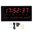 thumbnail image 2 of LED digital relaj de Pared, Encierro de Memoria de Memoria y Juego de Escrito de Escrito de 100-240V RELOJ DE CALENDario ElectRónico para Lugar Público, 2 of 7