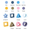 thumbnail image 4 of Juguete clasificador de formas para niños, juego de clasificación a juego de geometría de madera, juguetes de tablero de rompecabezas con formas de aprendizaje preescolar, 4 of 9