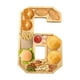 thumbnail image 3 of Number Tray Fruit Cheese Platter Vegetable Food Tray Birthday Party Snack, 3 of 4