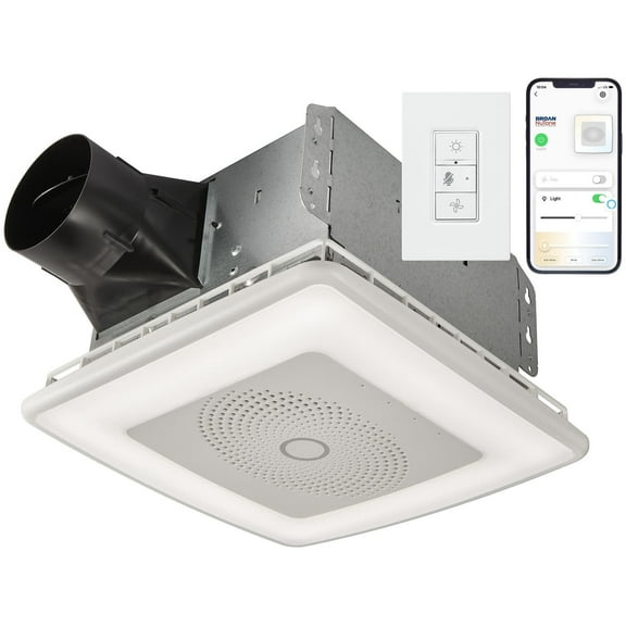 Broan Vc110cct 110 Cfm 1.5 Sone Ceiling Mounted Bath Fan - White