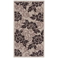 thumbnail image 2 of Safavieh Courtyard Adrian Floral Indoor/Outdoor Area Rug, Creme/Black, 2'7" x 5', 2 of 6