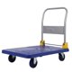 thumbnail image 1 of Qinaqin Collapsible Resistente-Resistente Platform Carro 1320 lbs Capacity 40x24in Thickened PP Deck 5in TPR Ruedas Hand Push Servicio Flatbed Dolly Para Oficina Warehouse Hogar, 1 of 7