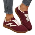 thumbnail image 3 of KEVCHE Womens Lightweight Soft Sole Sports Casual Shoes, 2026 Fashion Lace-Up Sneakers with Soft Foam Insole, Non-Slip Trendy Walking Shoes for Women, 3 of 5