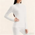 thumbnail image 5 of RXMEKW Thermal Women Set, Ladies' Lightweight Solid Color Velvet Thermal Underwear Base Set, 5 of 5