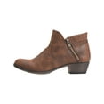 thumbnail image 3 of AMERICAN RAG Womens Brown Padded Comfort Abby Block Heel Booties 9 M, 3 of 3