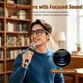 thumbnail image 3 of ouhos AI Smart Glasses with Camera, 4K HD Video & Photo Capture, Real-Time Translation, Recording Glasses with AI Assistant, Open-Ear Audio, Bluetooth, for Travel, Sport(3 Lenses), 3 of 6