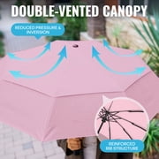 Repel Windproof Travel Umbrella, Auto Open Close Folding Umbrella Wind Tested to 100MPH