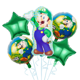 thumbnail image 1 of Juego de decoración para fiesta de cumpleaños de la serie Super Mario, conjunto de banderas, pastel, fiesta, plantación de banderas, bolas, combinación de decoración para fiesta de cumpleaños, 1 of 2