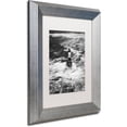 thumbnail image 2 of Trademark Fine Art "Armen Lighthouse Against Ruzica" Canvas Art by Mathieu Rivrin, White Matte, Silver Frame, 2 of 4