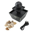 thumbnail image 2 of Indoor Tabletop Water Fountain, Energy Saving Calming Indoor Relaxation Tabletop Ball Fountain  for Home, 2 of 7