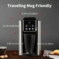 thumbnail image 6 of Single Serve Coffee Maker for K-Cup & Grounds - Hot & Iced Coffee with Bold Setting, 6-14oz Brew Sizes, 50oz Removable Water Tank, Reusable Filter, Black, 6 of 9