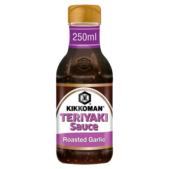 Kikkoman Teriyaki Sauce & Garlic 250Ml, Imported from Britain