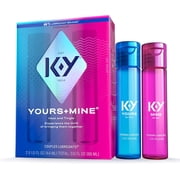 K-Y Yours & Mine Couples Lubricant, 3 oz (Pack of 2)