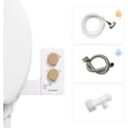 thumbnail image 1 of TUSHY Spa Royale Warm Water Bidet Seat Attachment. Self Cleaning Water Sprayer, Adjustable Pressure Nozzle, Angle Control. (Requires Sink Access for Water Temperature Control), Gold Knobs, 1 of 8