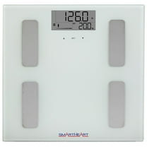SmartHeart Digital Body Composition Scale | 440 lbs / 200 kg Capacity | BMI | Bone Mass | Body Water Fat and Muscle Mass