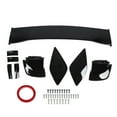 thumbnail image 2 of Rear Trunk Spoiler Wing Kit, High Strength Trunk Lid Rear Spoiler Sporty Glossy Black Perfect Fit  for WRX STi, 2 of 7