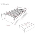 thumbnail image 4 of Kingfisher Lane Black Twin XL Platform Storage Bed with Drawers, 4 of 8