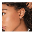 thumbnail image 3 of "2 Pzs Aretes Plata 925 Arracadas Estrella Regalo Para Mujer LAB.g Plateado ", 3 of 5
