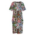 thumbnail image 4 of Vestido playero de verano con bolsillos sueltos Keep The Faith de Northern Soul Patches OKEH Wigan Pier, vestido coreano para mujer., 4 of 7