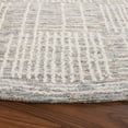 thumbnail image 3 of SAFAVIEH Abstract Milan Striped Area Rug, Brown/Ivory, 4' x 4' Round, 3 of 10