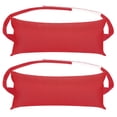 thumbnail image 1 of Uxcell Almohadas de Chaise al Aire Libre, Resistente al Agua con Correa Elástica Ajustable para Silla, Paquete de 2 Rojas, 1 of 7