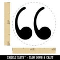 thumbnail image 2 of Quotation Marks Self-Inking Rubber Stamp Ink Stamper - UV Ink - Mini 1/2 Inch, 2 of 7