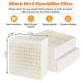 thumbnail image 3 of Blutoget 1043 Humidifier Wick Filters 3 Pack Replacement for Essick Air AIRCARE EP9500 EP9700 EP9800 EP9R500 EP9R800 821000 82600, 3 of 7