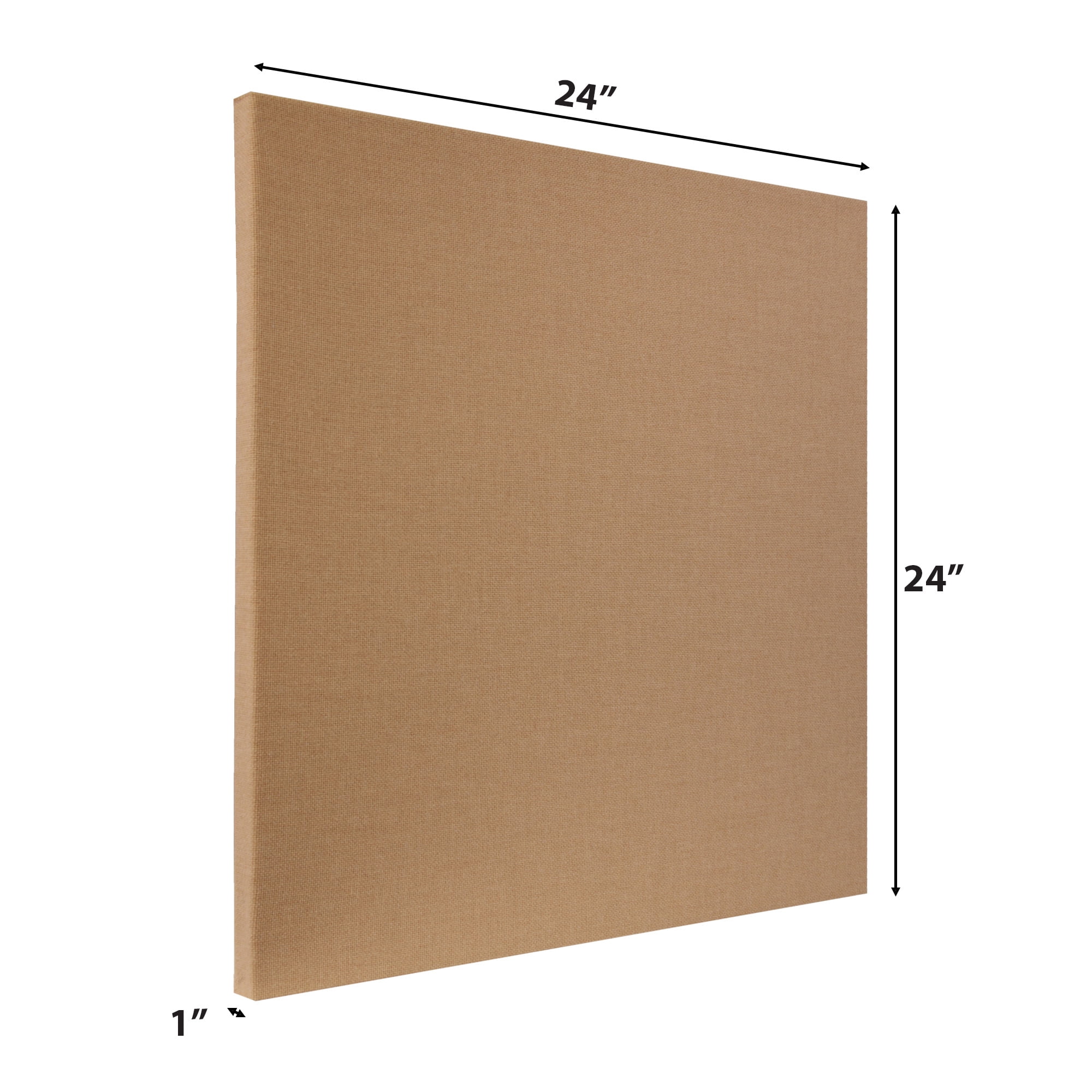 ATS Acoustics Hardened Edge Fire Rated Professional Studio Quality Acoustic Panel 24x24x1