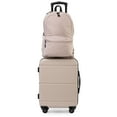thumbnail image 1 of Jetstream® 2-Piece Carry-On Luggage Set – 20" Hardside Spinner Carry On Suitcase and Foldable Travel Backpack, 1 of 10