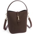 thumbnail image 1 of Bolso tipo bombonera BOSTANTEN Small de piel vegana para mujer, color negro, 1 of 6