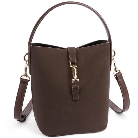 Bolso tipo bombonera BOSTANTEN Small de piel vegana para mujer, color negro