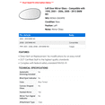 thumbnail image 2 of Left Door Mirror Glass - Compatible with 1999, 2001 - 2006, 2008 - 2013 BMW M3 2002 2003 2004 2005 2009 2010 2011 2012, 2 of 2