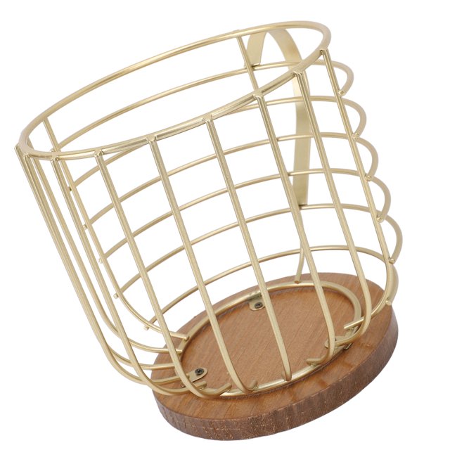 Taza Con Soporte para Cápsulas de Café, Portavasos de Hierro de Gran Capacidad, Cesta Portátil de Almacenamiento de Cápsulas de Café, Almacenamiento de Cápsulas de Café de