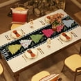 thumbnail image 6 of Danhjin Christmas Table Runner, Table Runners Waterproof Christmas Table Decorations, 72x13in Christmas Tablecloth Flag for Dining Kitchen Coffee Table Holiday Party Decor, 6 of 6