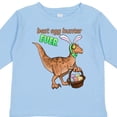 thumbnail image 4 of Inktastic Best Egg Hunter Ever Easter Dinosaur Boys or Girls Long Sleeve Toddler T-Shirt, 4 of 5