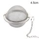 thumbnail image 5 of Cateissary Bola de té de malla de acero inoxidable con filtro de infusión de té de cadena, difusor de intervalo para drenaje, enjuague, café, S 2piezas, 5 of 6
