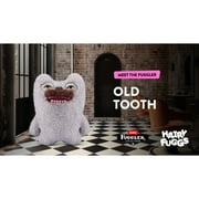 Fuggler Hairy Fuggs 9-inch S1 (Old Tooth - Moustache - Grey) by ZURU - Ugly Monster Plush Toy for Ages 4+