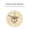 thumbnail image 3 of Redempat Wall Clock Wood Color Silent Sweep Lightweight Bell playfulness Home Decor, 3 of 6