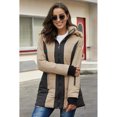 thumbnail image 1 of Veste Matelassée Extérieure Kaki/gris pour Femmes, 1 of 6