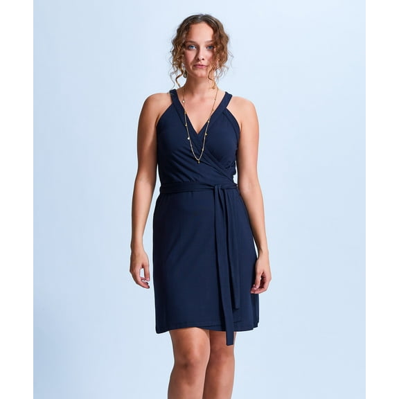 Strap Wrap Dress