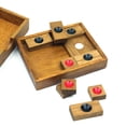 thumbnail image 3 of SENSETH Wooden Checkers Set for Kids and Family Home Travel, 3 of 7