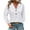 White, variant on Long Sleeve Shirts for Women Women's Solid Color V-neck Long Sleeved T-shirt
