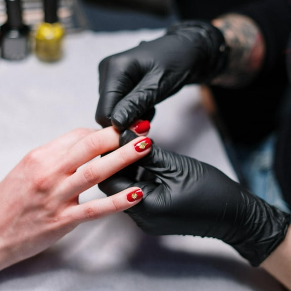 PartyKindom Metal Nail Gems Nail Art Metal Rivet Studs Home Use Nail Decoration 1Pack