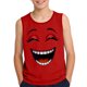 thumbnail image 2 of Camisolas de cuello redondo para niños pequeños y niños a la moda, lindas camisetas con estampado degradado, parte inferior suave sin mangas, camisetas para niñas, 2 of 6