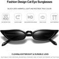 thumbnail image 4 of Shiyou-petites Lunettes de Soleil Il de Chat Rétro Vintage pour Femmes, 4 of 4