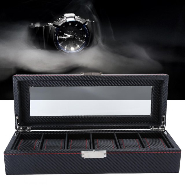 Vitrina De Reloj, Caja De Reloj Organizadora De Reloj De Pulsera, Joyería Para Oficina De Relojes En Casa