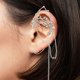thumbnail image 3 of Non Piercing Ear Hook Earrings Tassel Earring Women 1Pair Clip on, 3 of 5