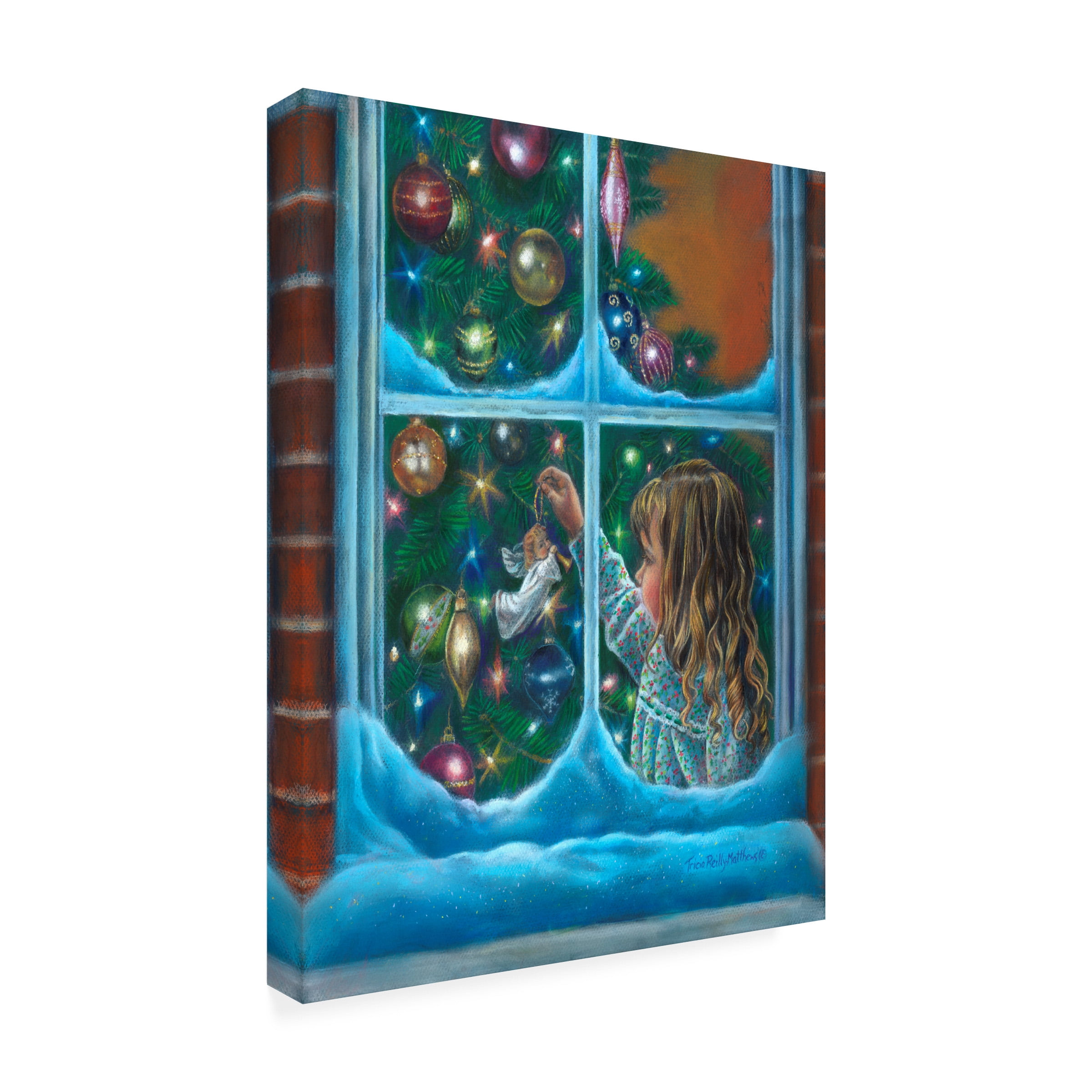 Tricia Reilly Matthews 'My Christmas Angel' Canvas Art